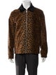 Flaneur Homme Animal Print Trucker Jacket