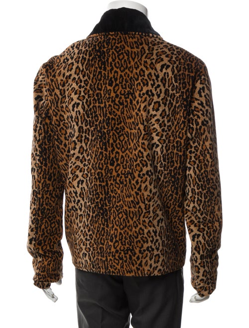Flaneur Homme Animal Print Trucker Jacket
