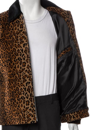 Flaneur Homme Animal Print Trucker Jacket