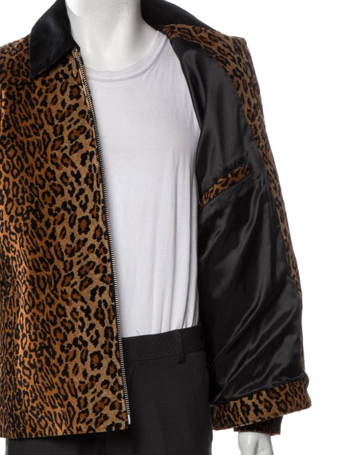 Flaneur Homme Animal Print Trucker Jacket