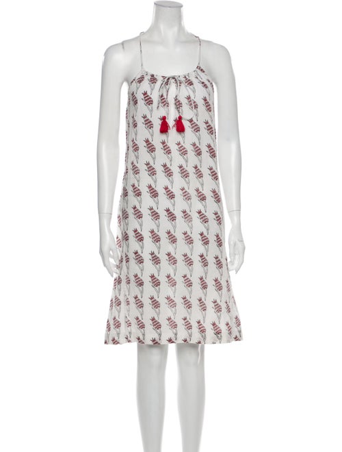 Figue Printed Mini Dress Mini Dress Red