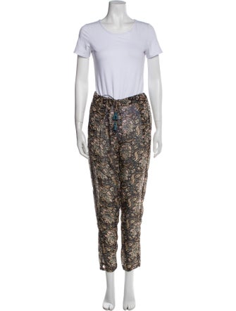 Figue Silk Floral Print Pant Set
