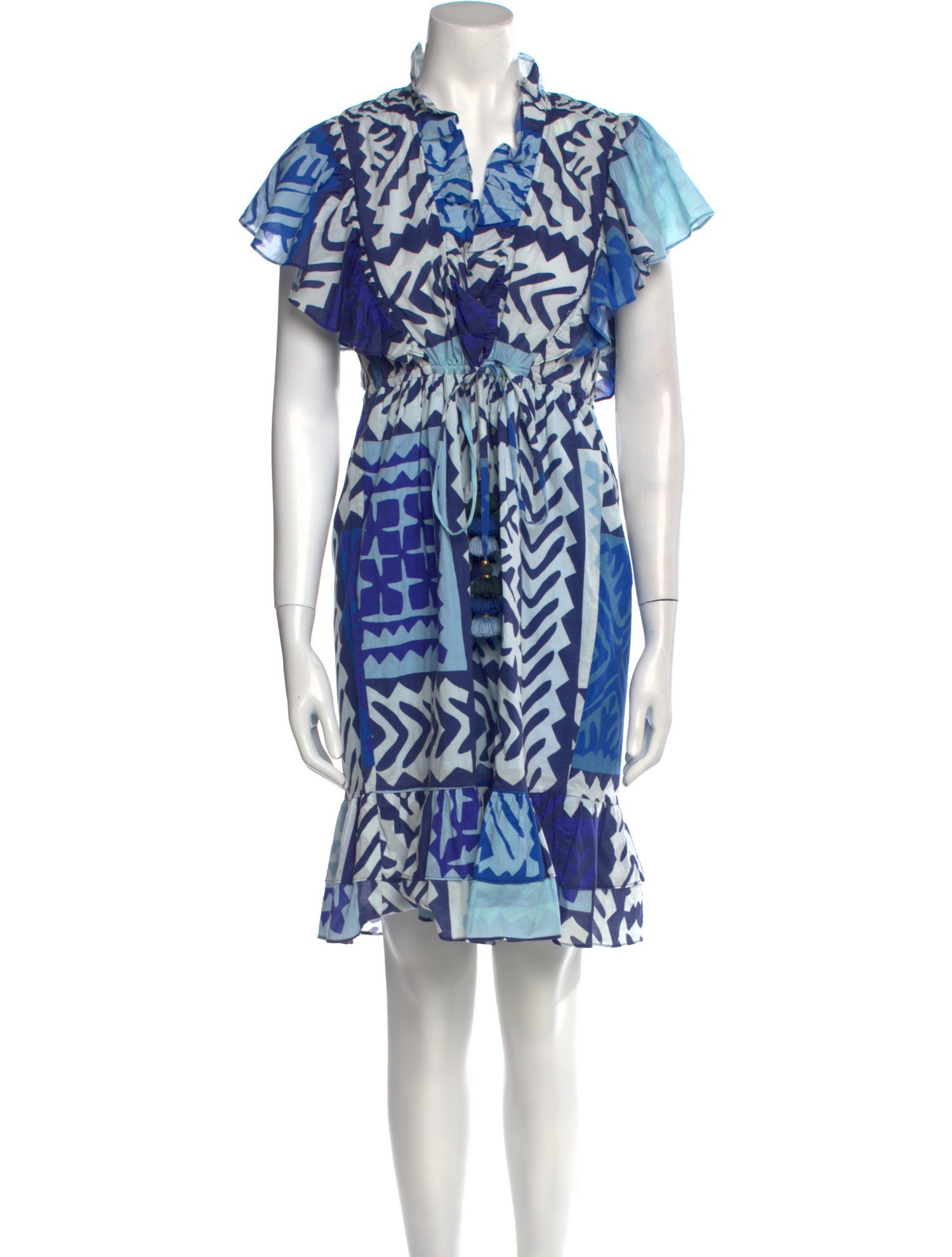 Figue Printed Knee-Length Dress