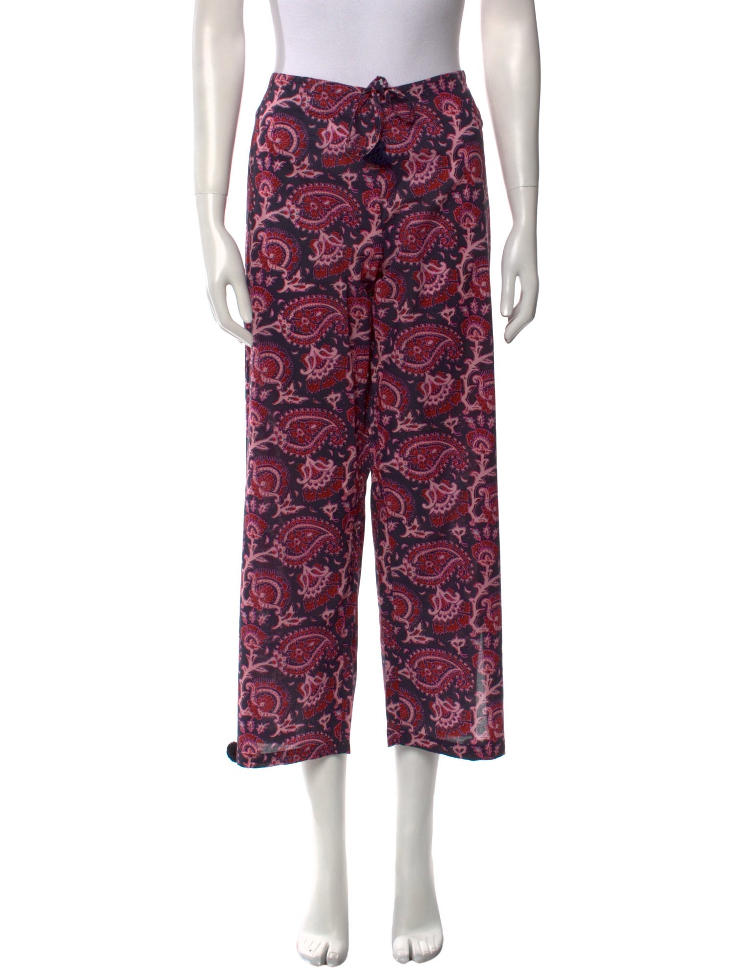 Figue Paisley Print Wide Leg Pants