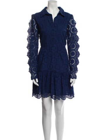 Figue Dresses Lace Pattern Mini Dress XL