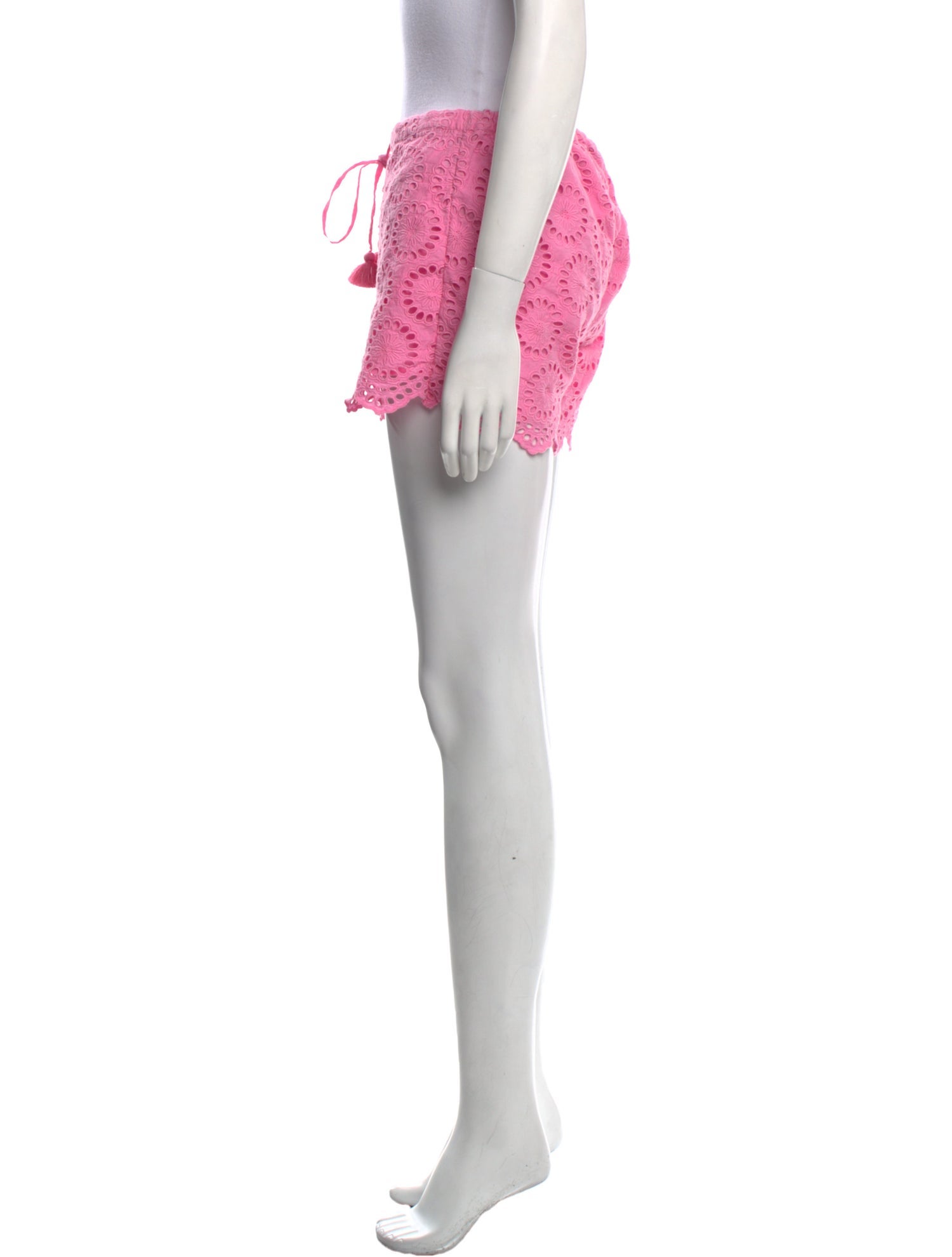 Figue Lace Pattern Mini Shorts