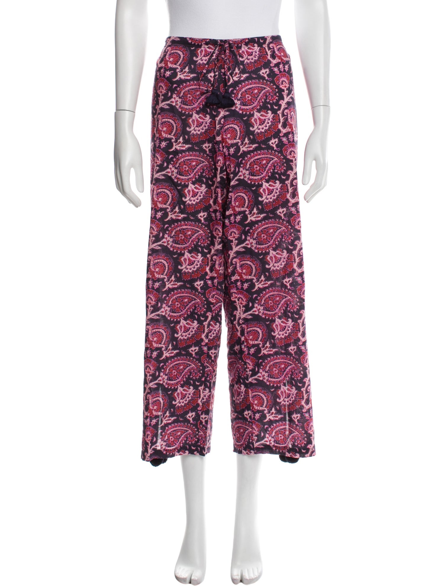 Figue Paisley Print Wide Leg Pants