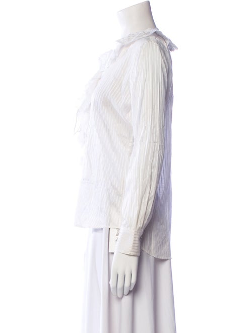 Figue V-Neck Long Sleeve Button-Up Top