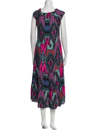 Figue Printed Long Dress