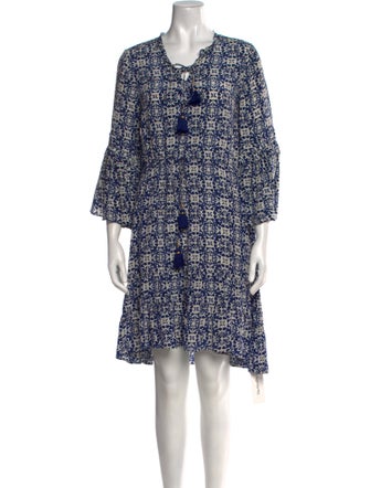 Figue Silk Knee-Length Dress