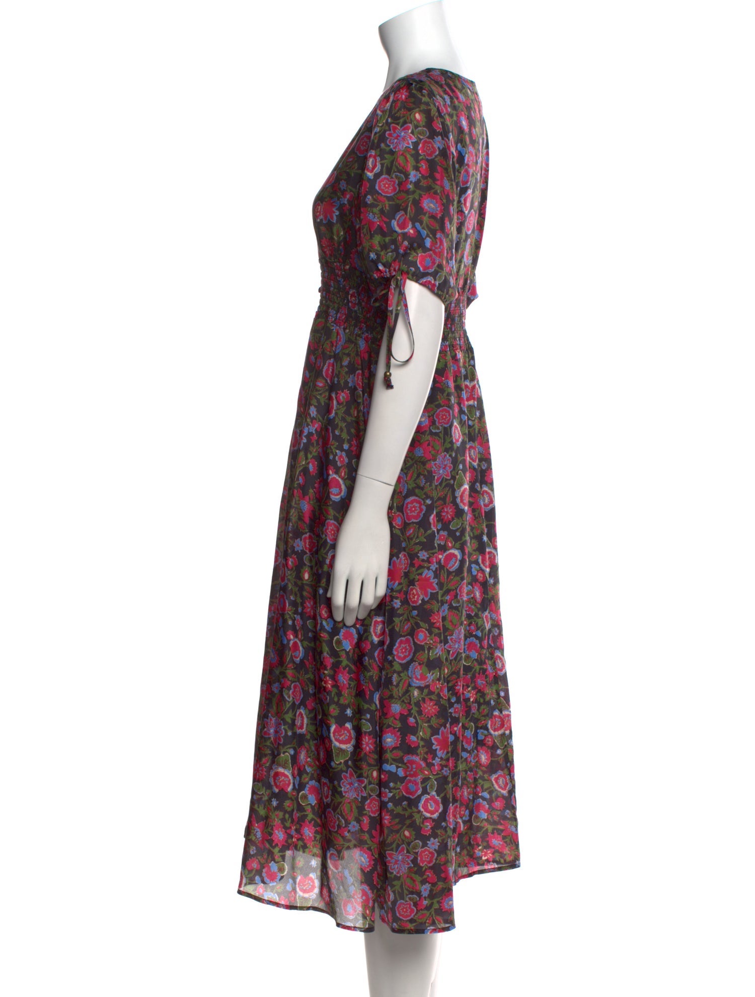 Figue Silk Midi Length Dress