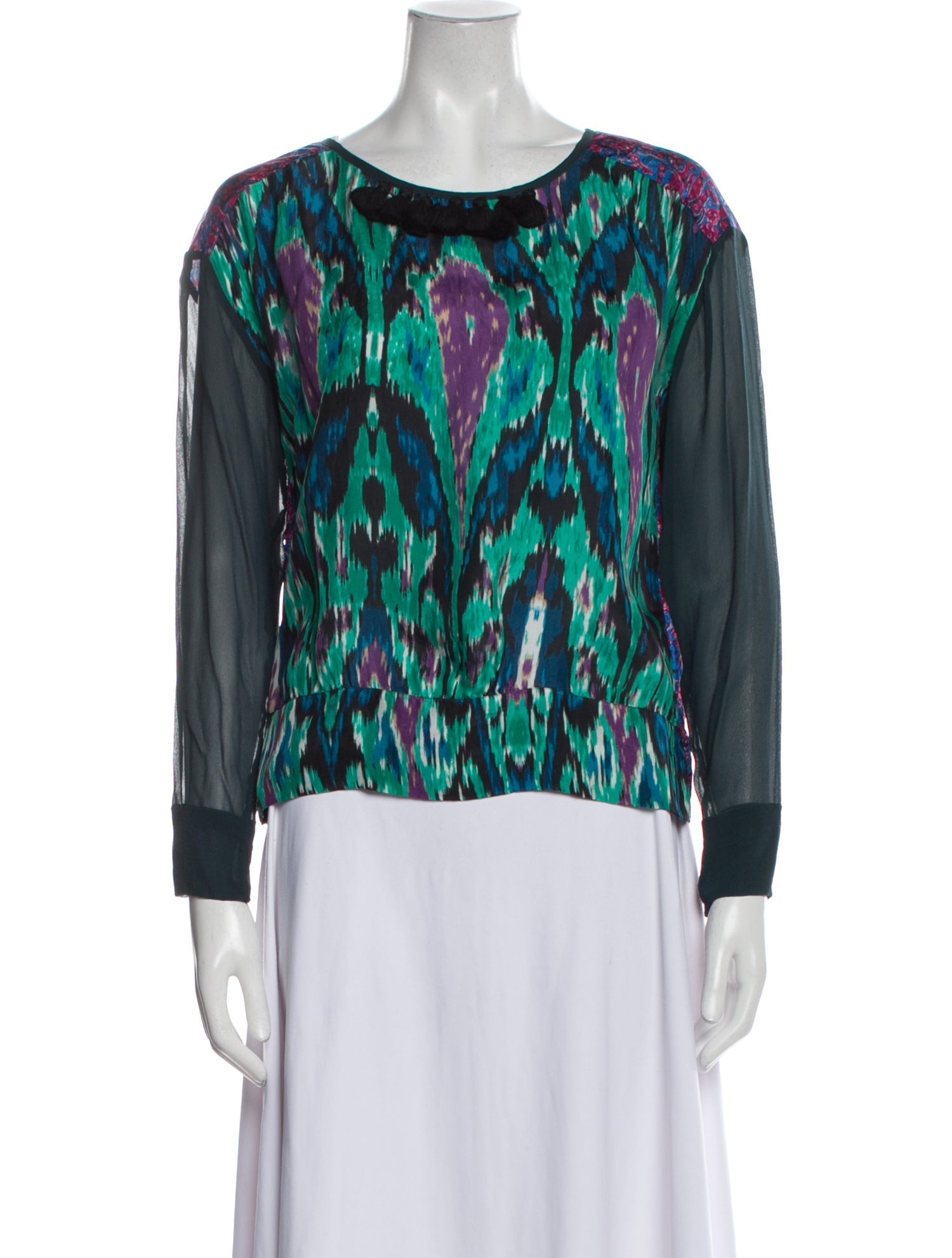 Figue Silk Printed Blouse