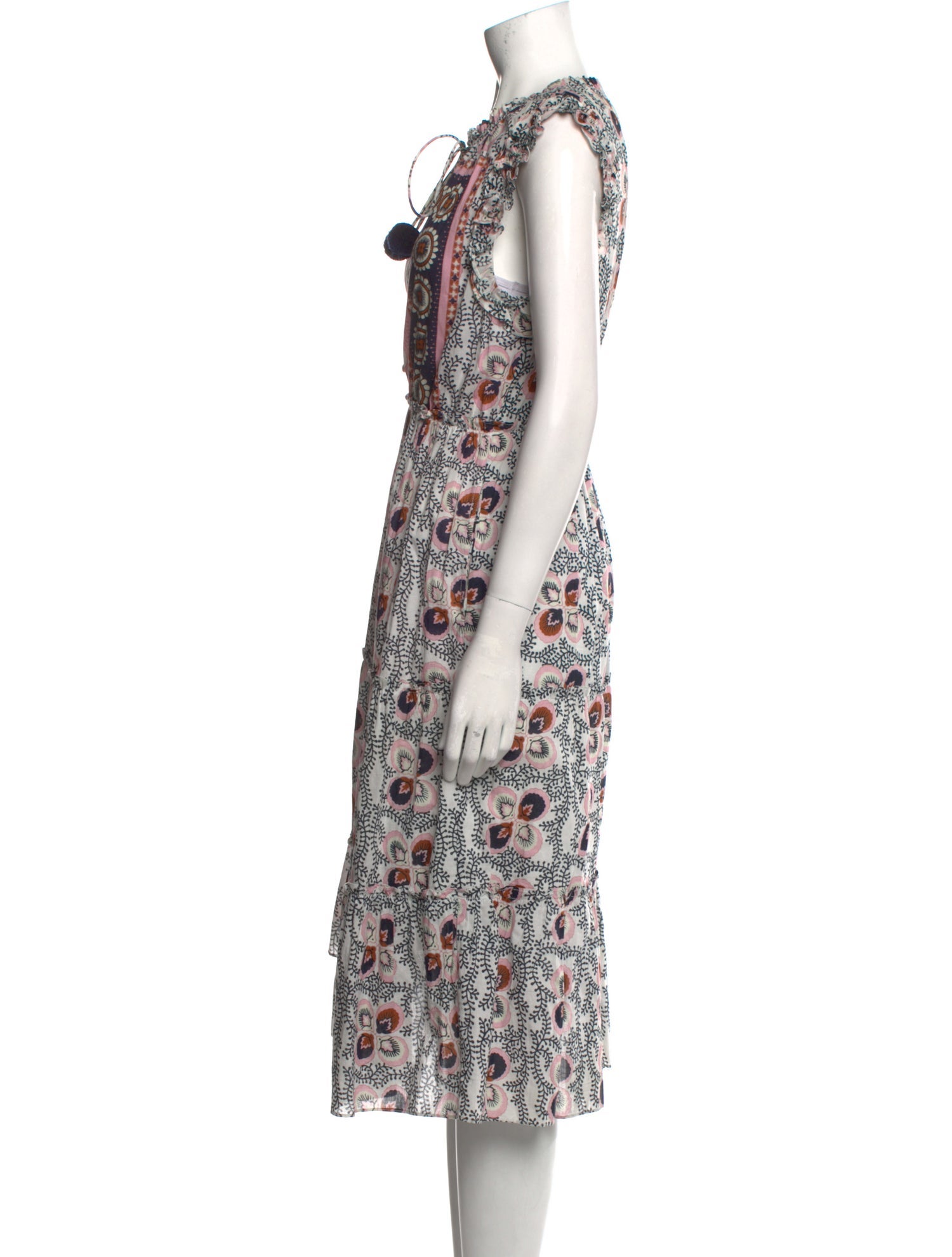 Figue Printed Midi Length Dress