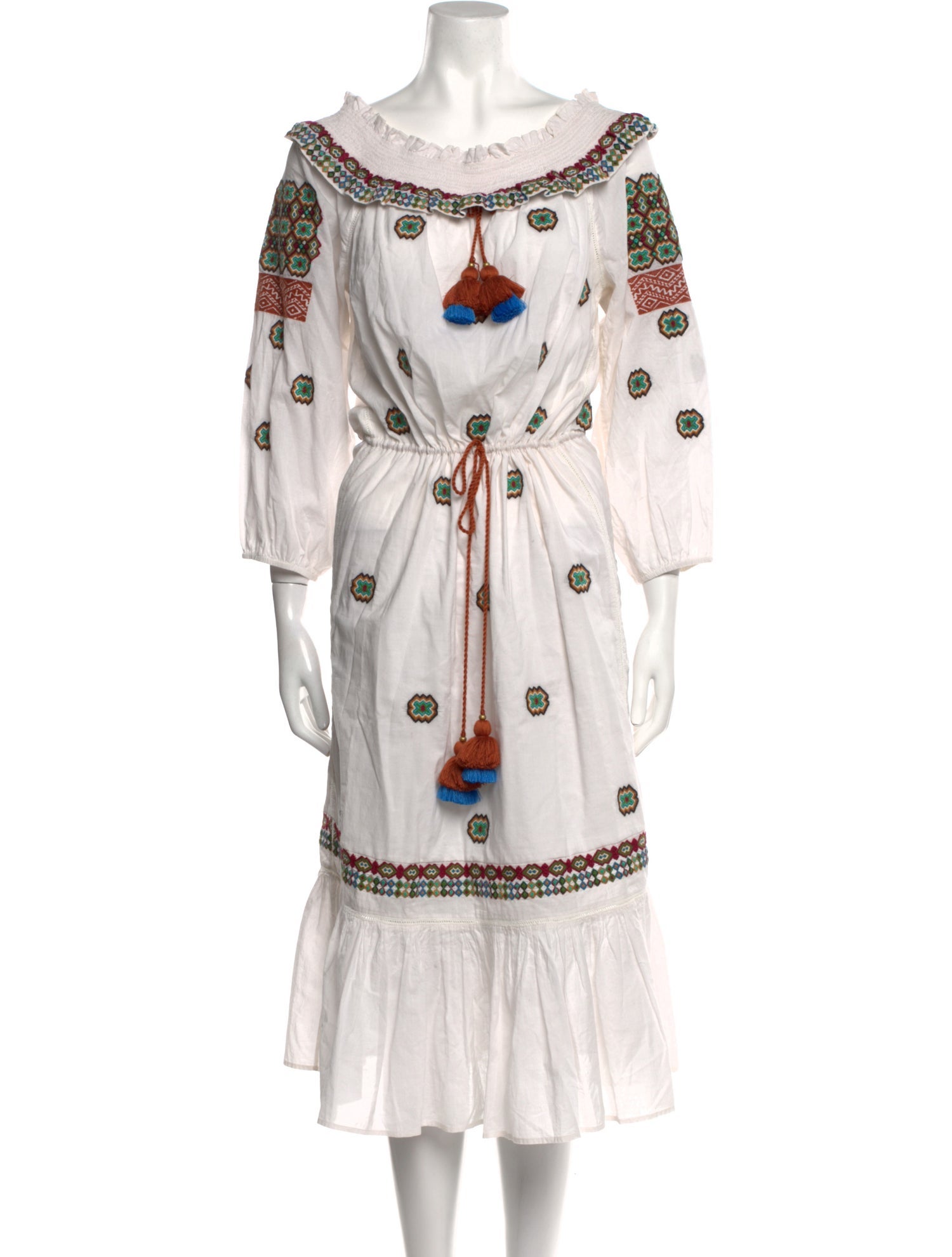 Figue Linen Midi Length Dress