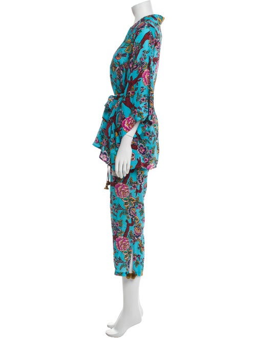 Figue Silk Floral Print Pant Set