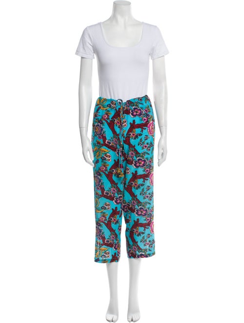Figue Silk Floral Print Pant Set