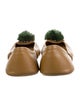 Figue Leather Pom-Pom Embellishments Ballet Flats