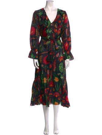 Figue Silk Long Dress