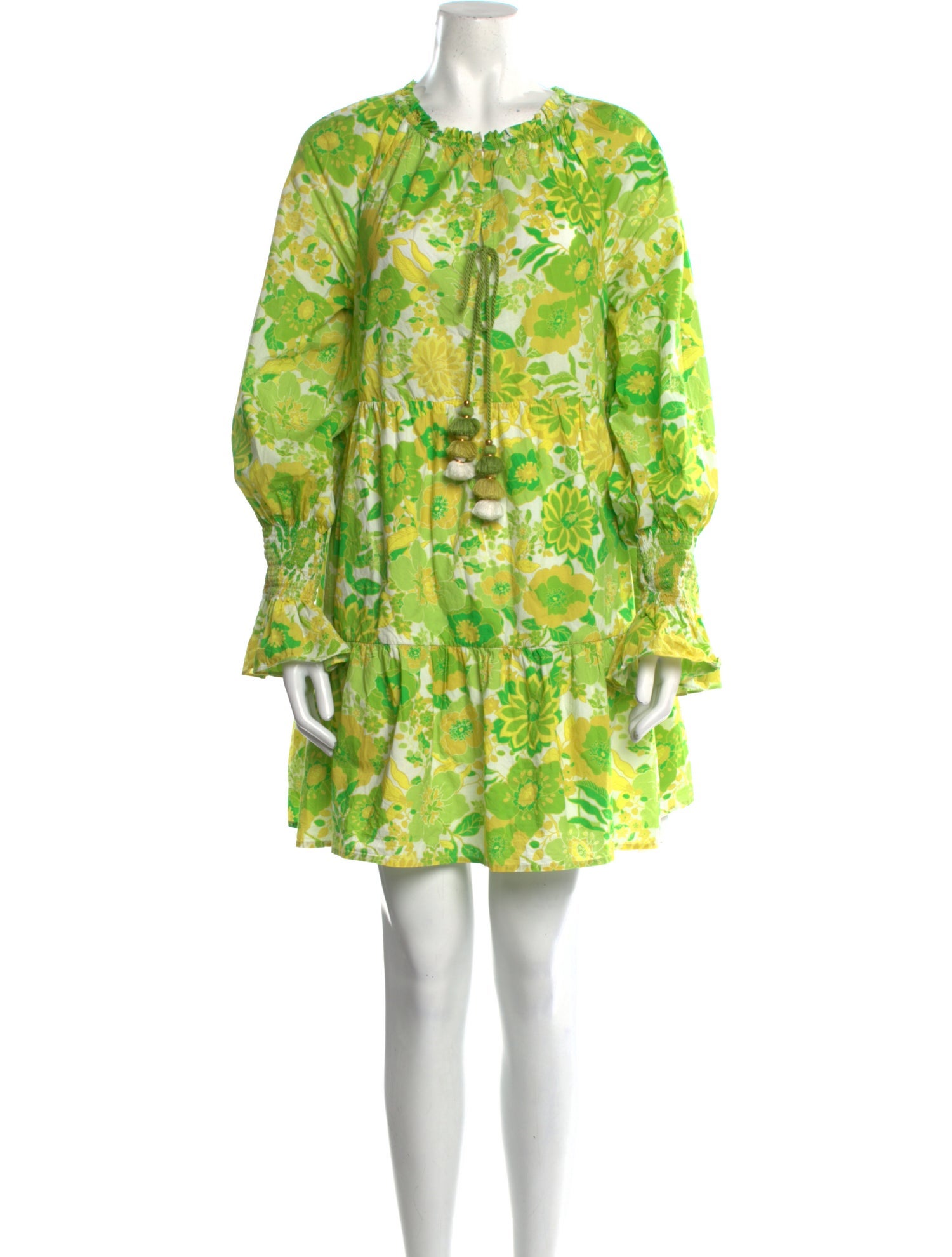 Figue Floral Print Mini Dress