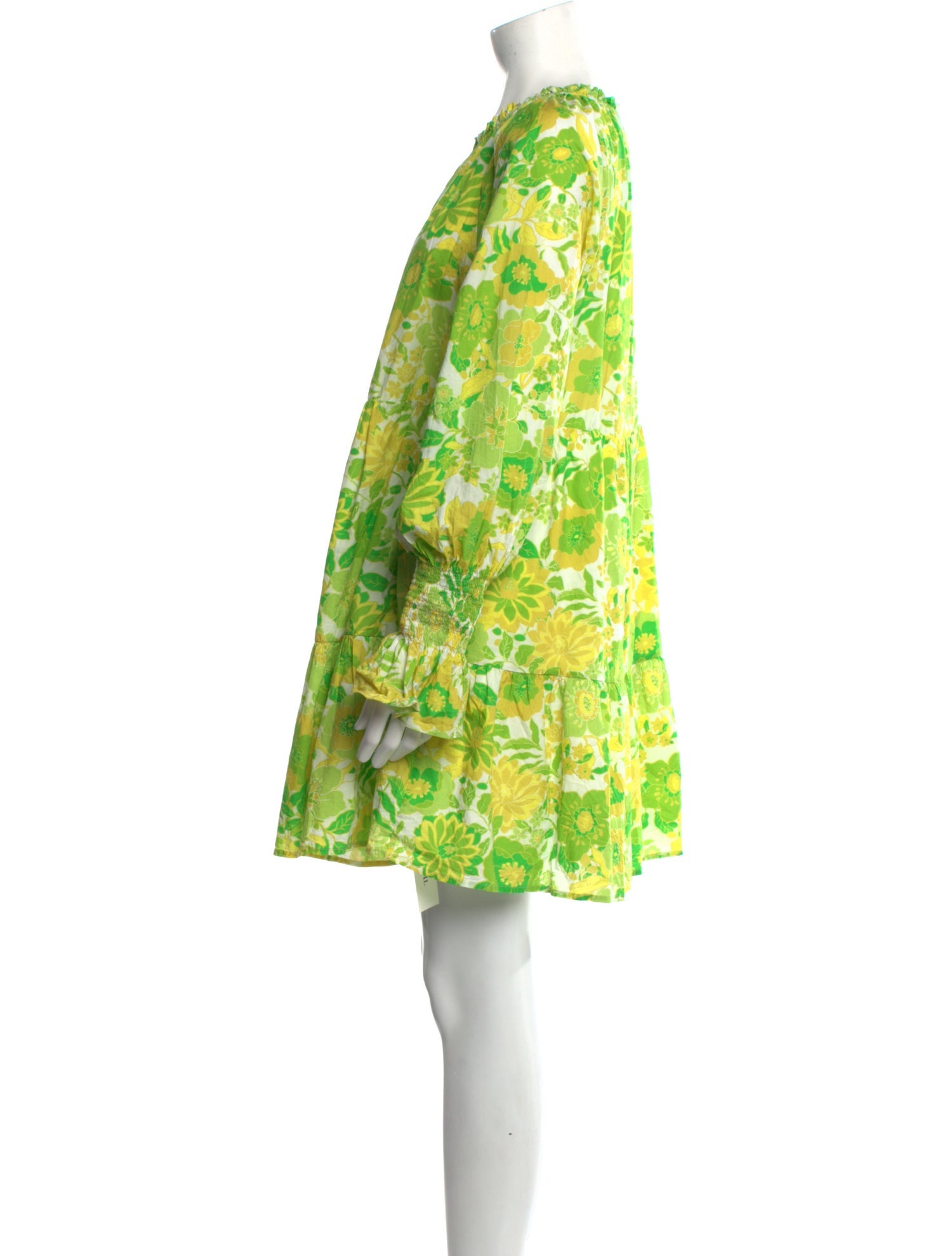 Figue Floral Print Mini Dress