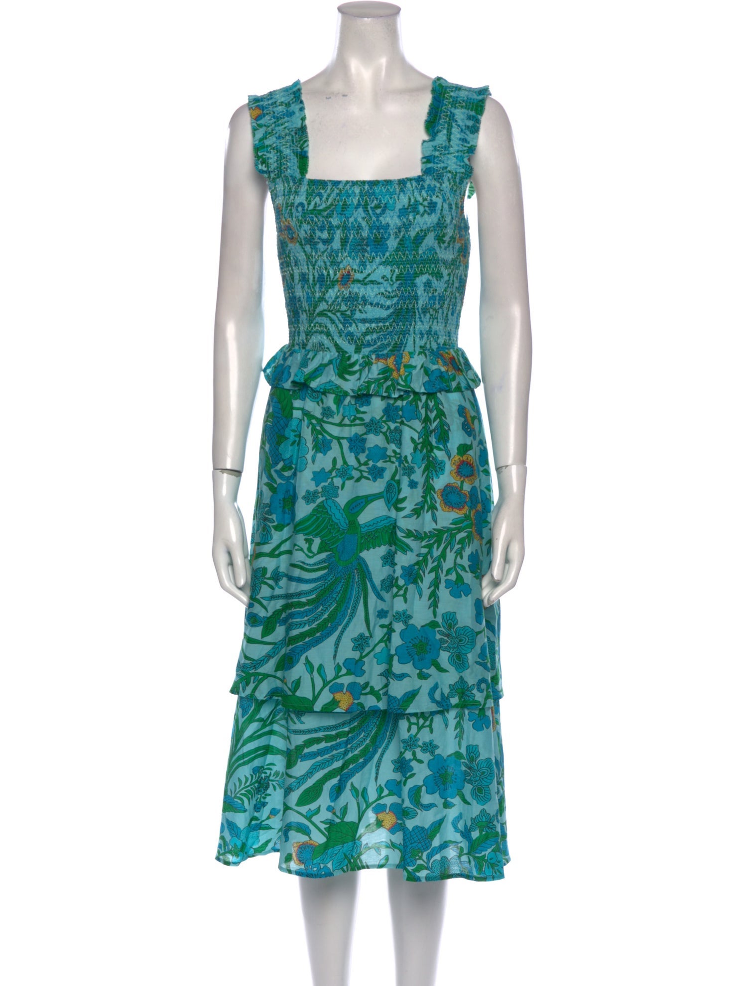 Figue Printed Midi Length Dress