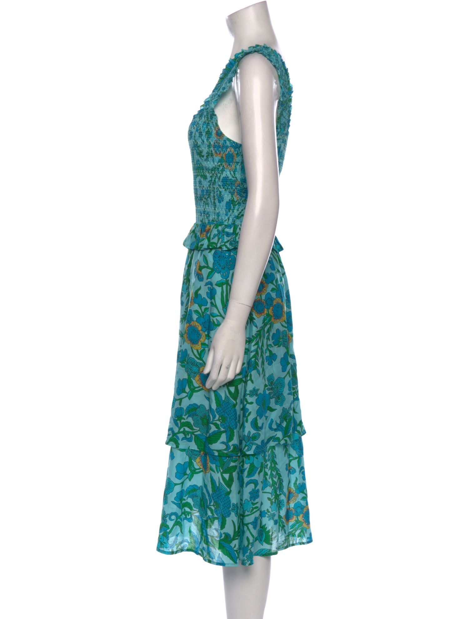 Figue Printed Midi Length Dress