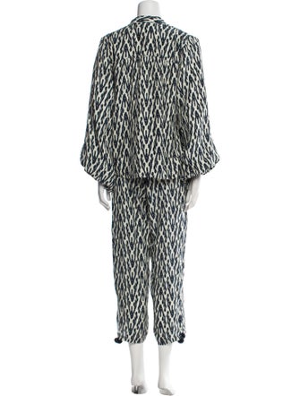 Figue Silk Printed Pant Set