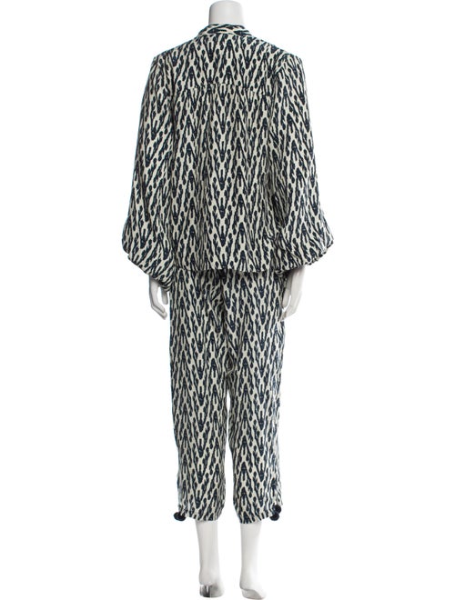 Figue Silk Printed Pant Set