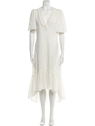 Figue V-Neck Long Dress