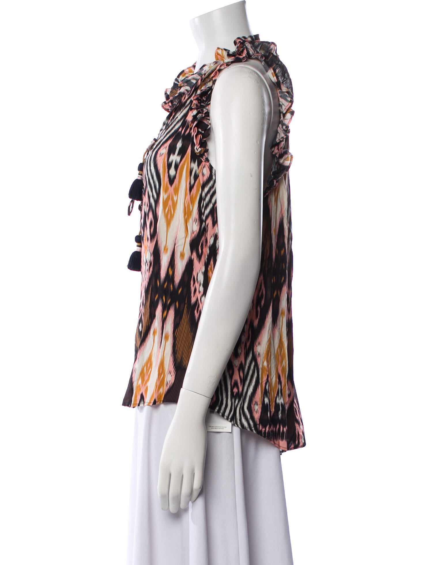 Figue Printed V-Neck Blouse