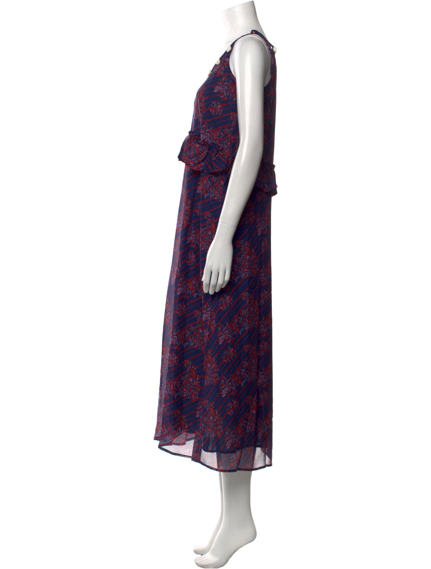 Figue Silk Long Dress