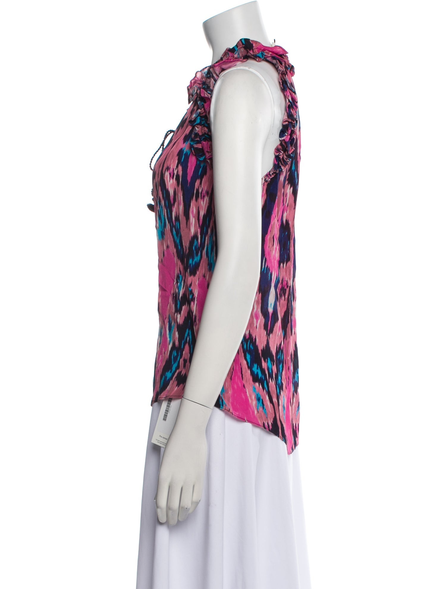 Figue Printed V-Neck Blouse