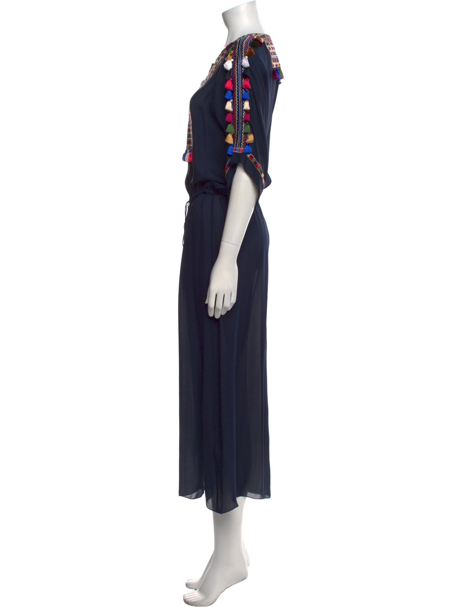 Figue Crew Neck Long Dress