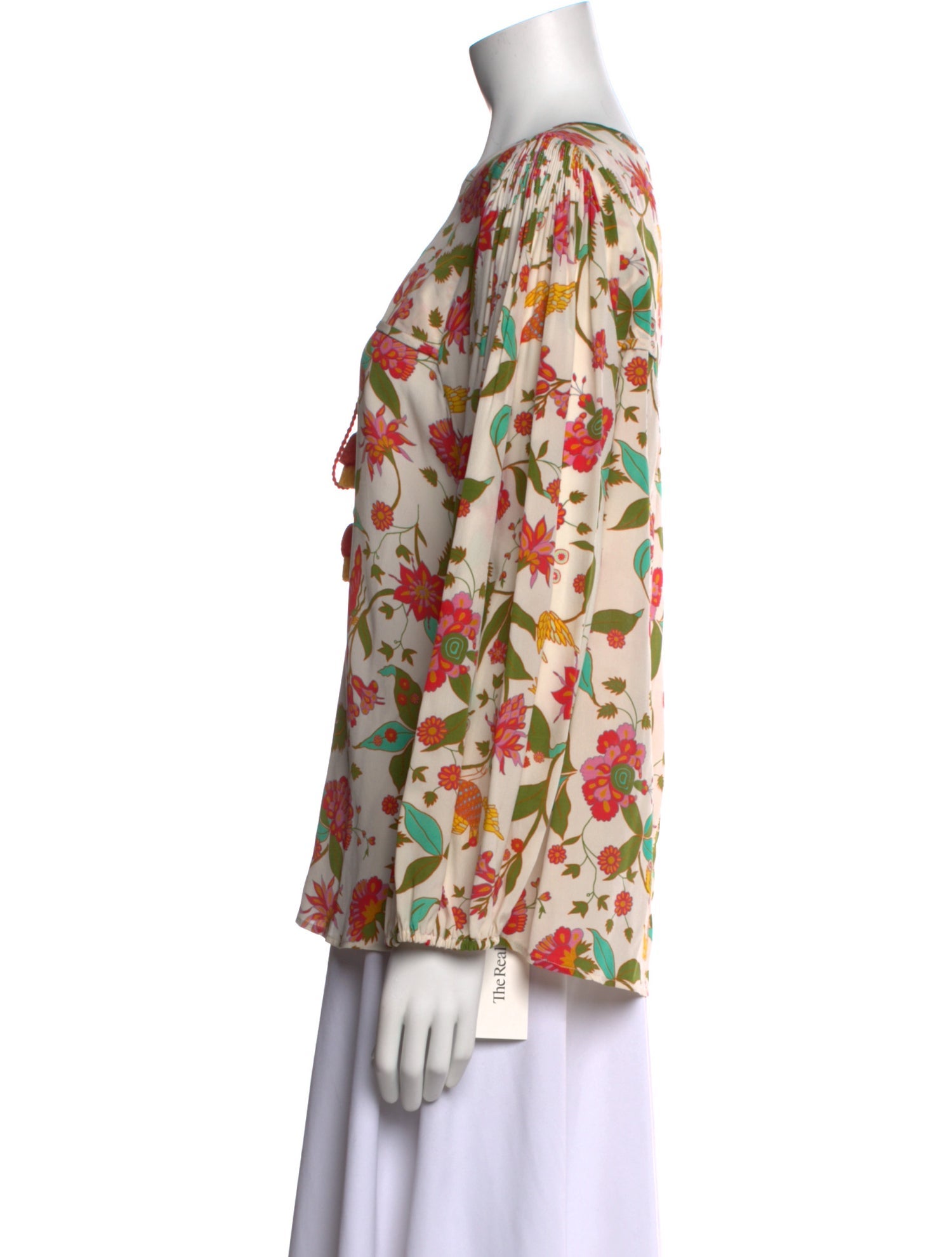 Figue Silk Floral Print Blouse w/ Tags