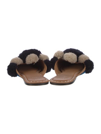 Figue Printed Beaded Accents Mules