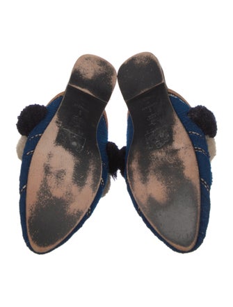 Figue Printed Beaded Accents Mules