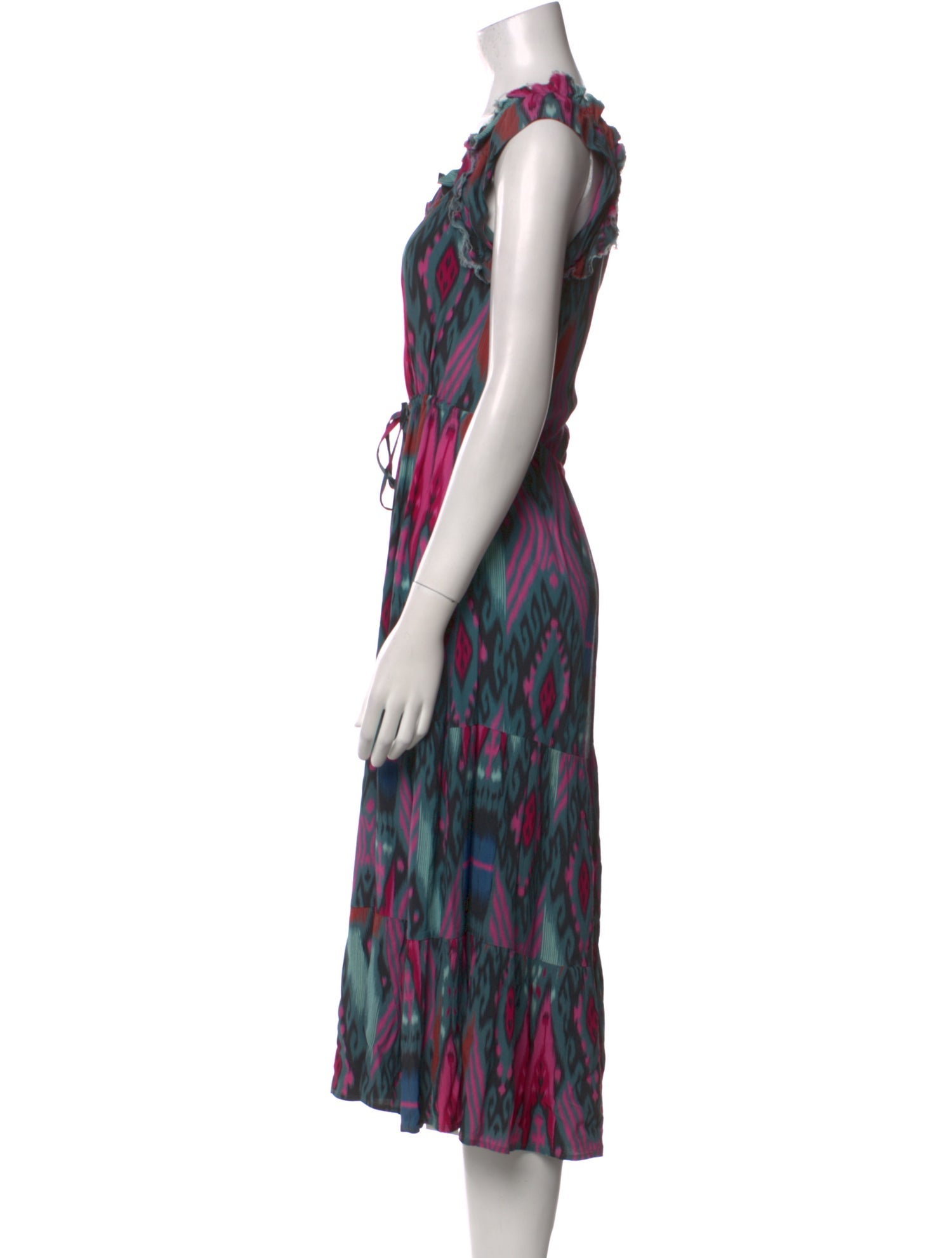 Figue Printed Midi Length Dress