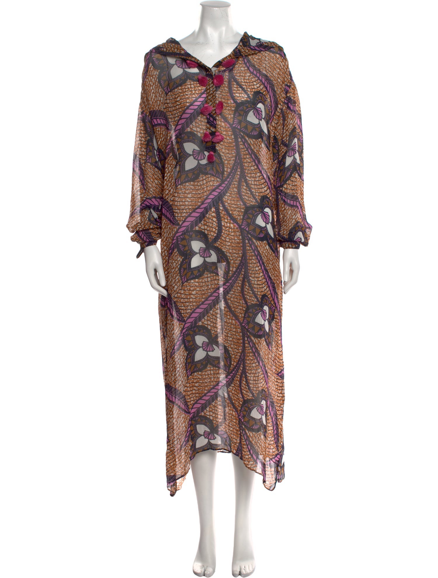 Figue Printed Midi Length Dress