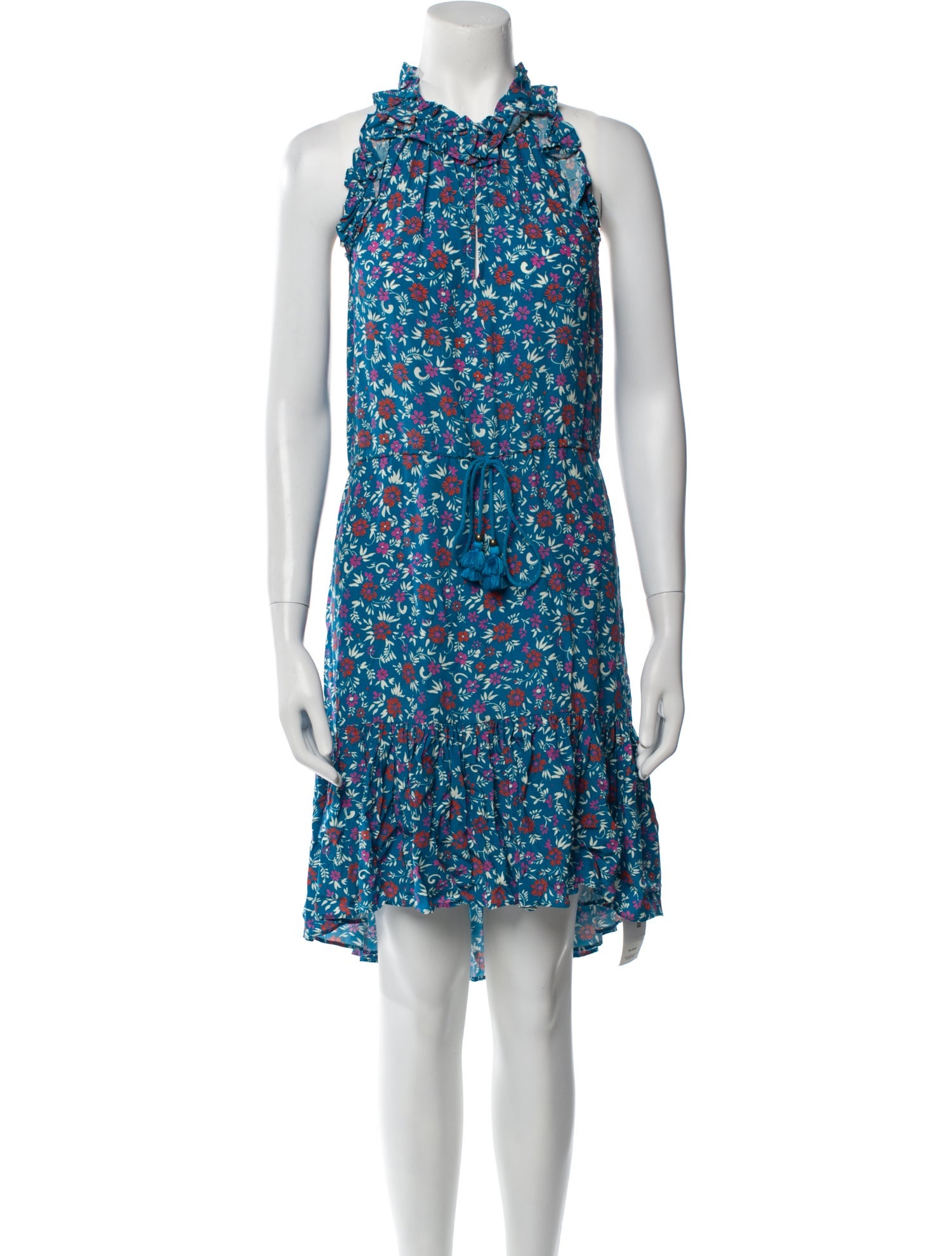 Figue Floral Print Mini Dress