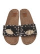 Figue Canvas Floral Print Slides