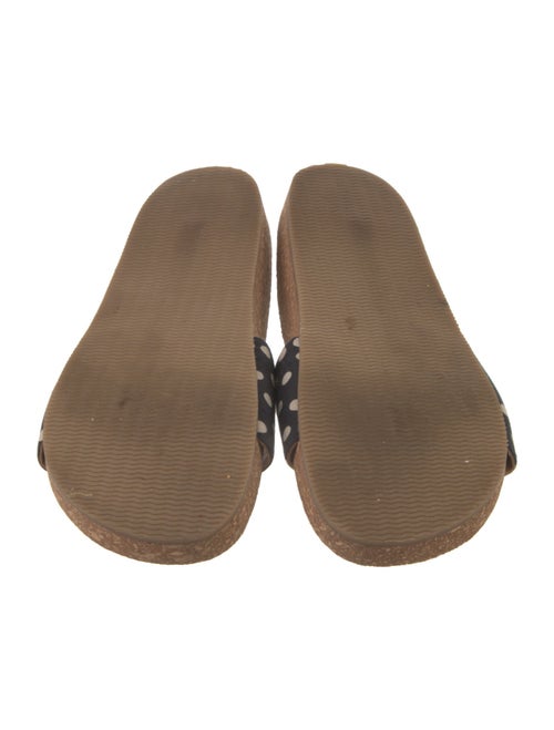 Figue Canvas Floral Print Slides