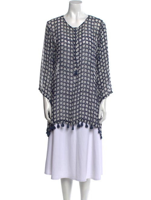Figue Silk Polka Dot Print Tunic