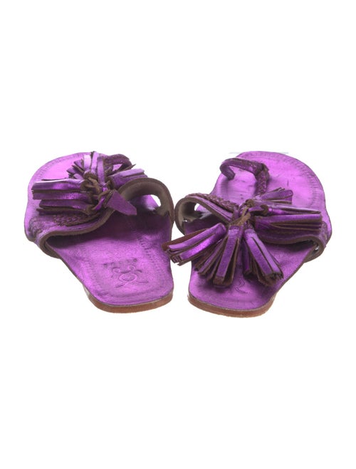 Figue Leather Slides