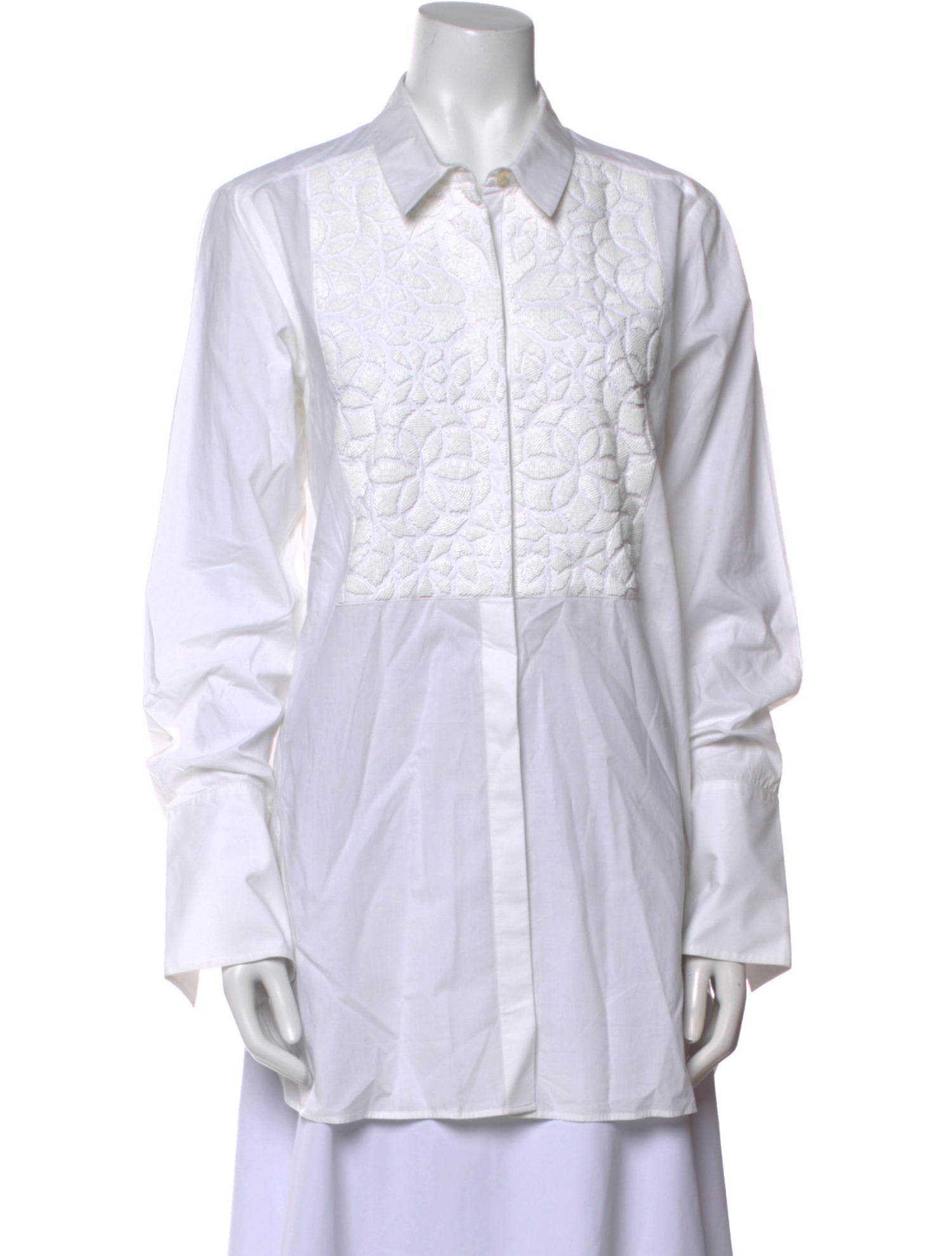 Figue Long Sleeve Button-Up Top