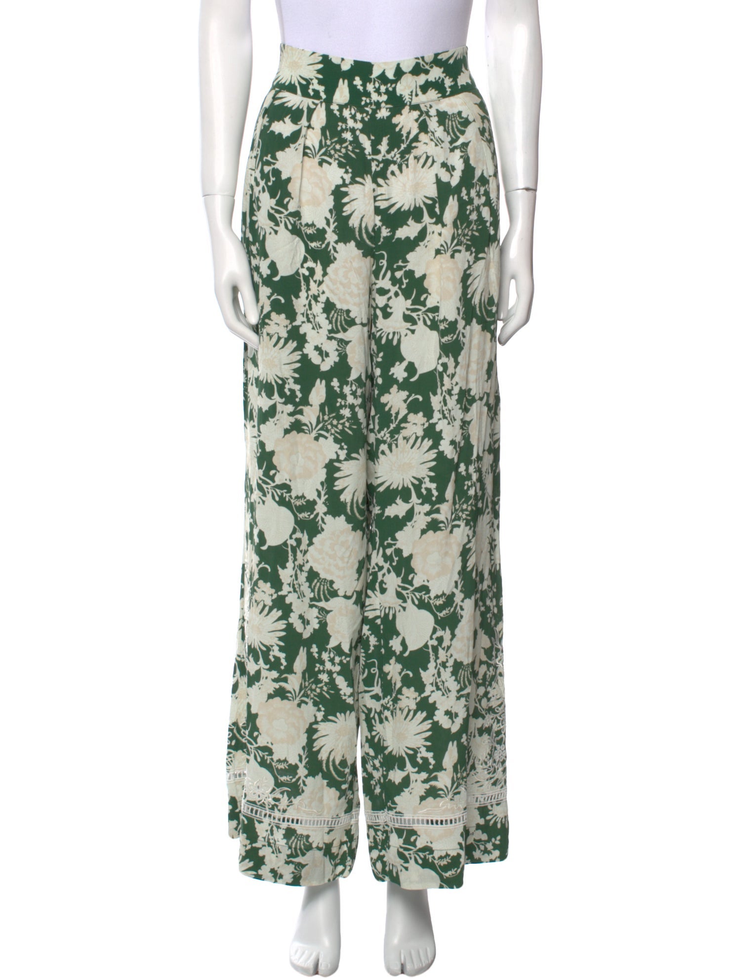 Figue Floral Print Wide Leg Pants