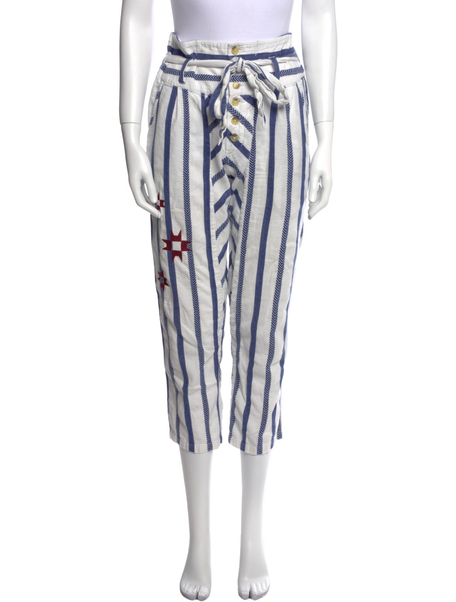 Figue Striped Straight Leg Pants