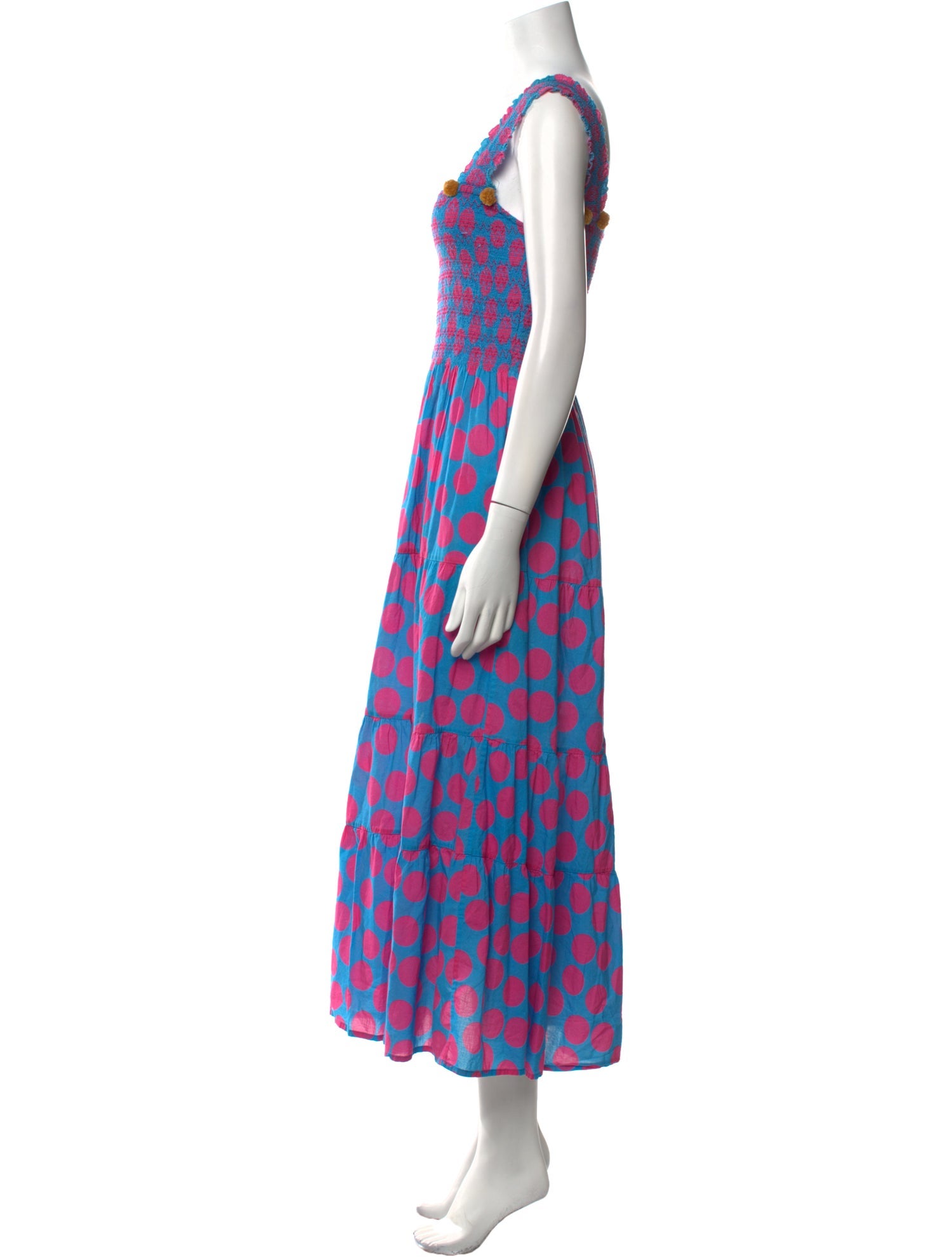 Figue Polka Dot Print Long Dress