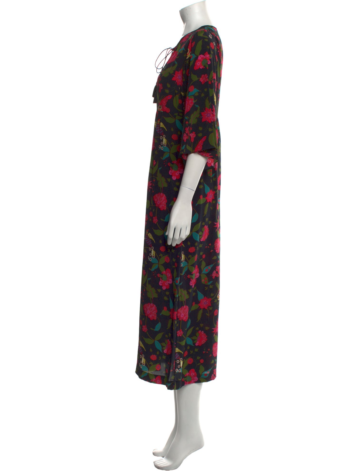 Figue Floral Print Long Dress