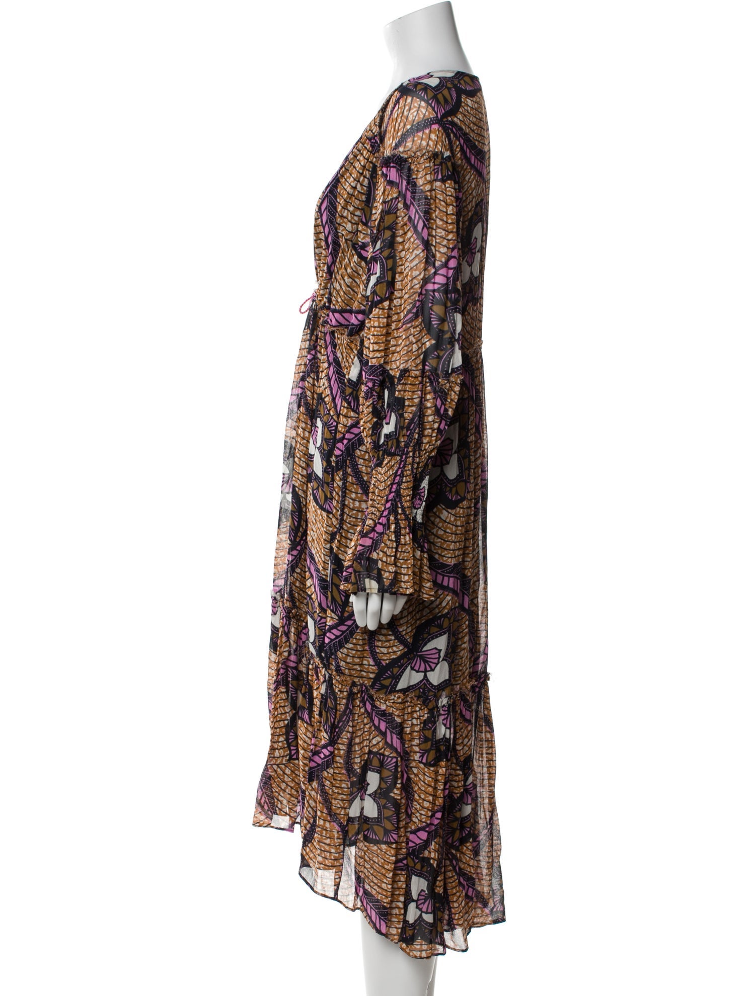 Figue Printed Midi Length Dress