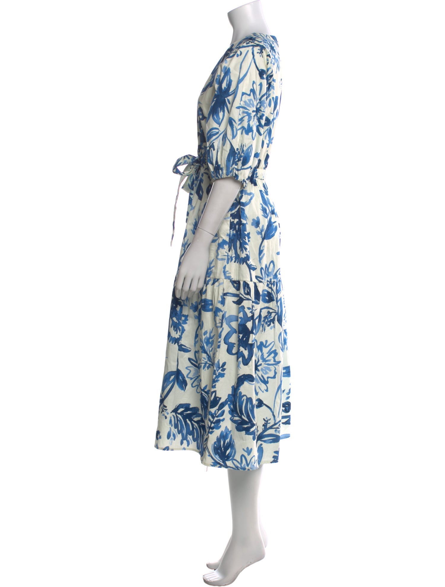 Figue Floral Print Long Dress